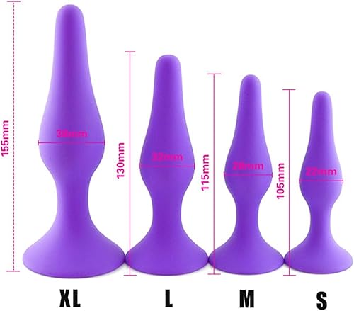 Miniatura 6 de Enchufe anal de silicona SMLXL Tapón anal Estimulación del ano, Masaje de próstata, Juguetes sexuales para mujeres y hombres, dilatador anal gay