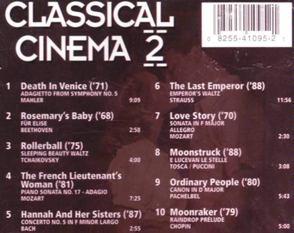 Classical Cinema 2 [Audio CD]