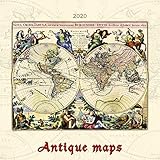  Antique Maps 2020 - antike Landkarten - Bildkalender (42 x 42) - Geschichte - historische Karten - Wandkalender