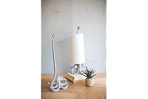 Kalalou CTM1033 Paper Towel Holder, White