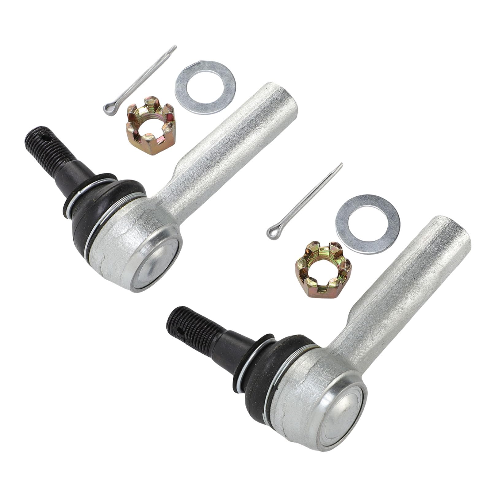 2 Sätze Spurstangenkopf-Kit, Ersatz aus Hochhartem Legiertem Stahl für 800 4 750 800, mit Staubschutzgummi, für Modelle 2012 2013 2014 2015 2016 2017 2018 2019