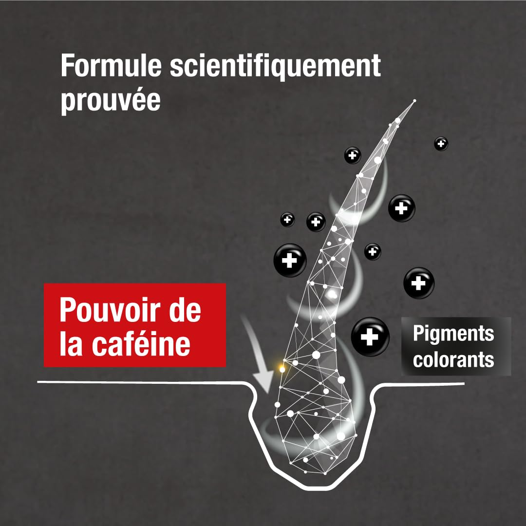 Alpecin Grey Attack Shampooing colorant à la caféine 2x200 ml | Effet colorant contrôlé progressivement | Pour des cheveux moins gris chez les hommes | Prévient la chute des cheveux