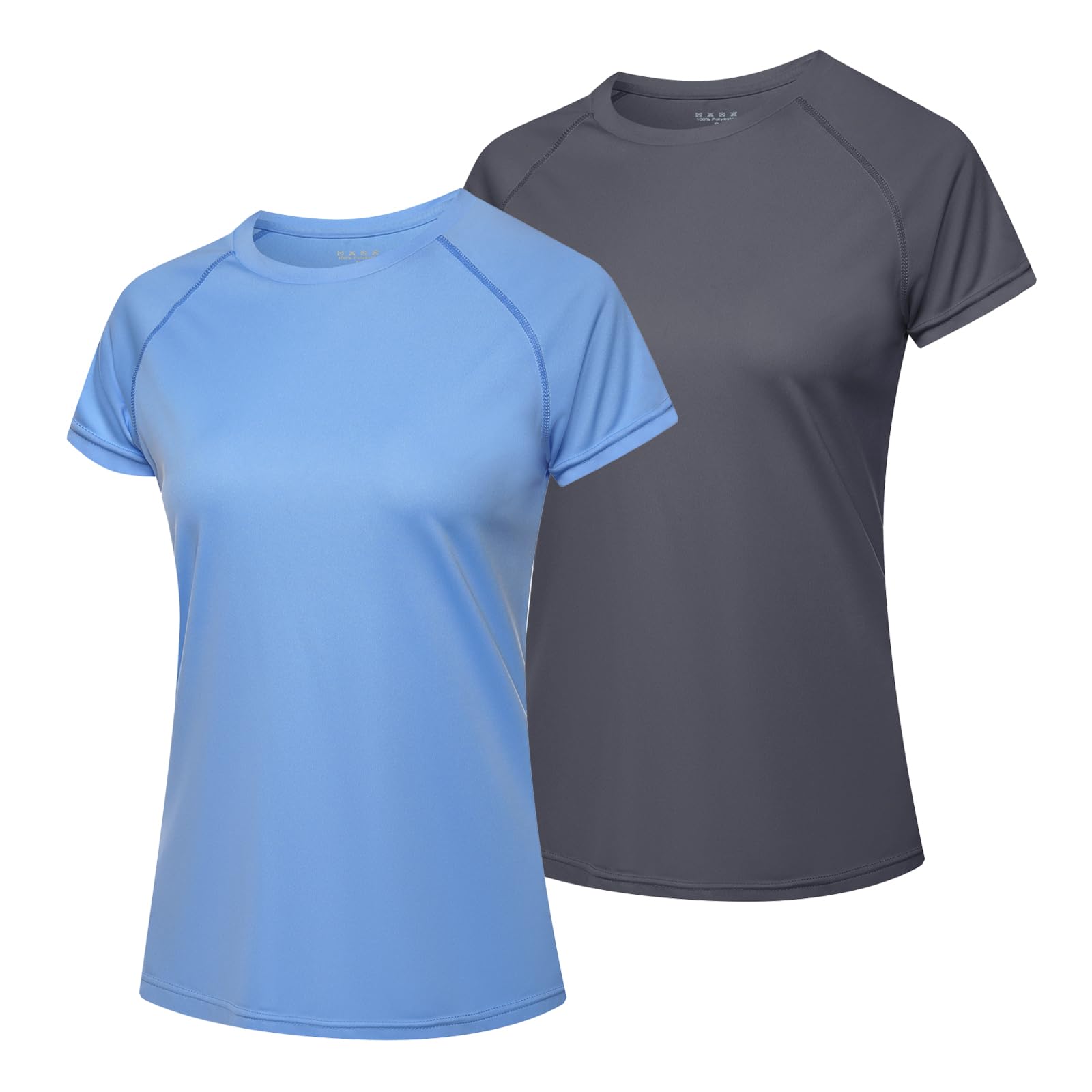 MEETWEE kurz & Lang Damen Surf Shirt Rash Guard UV Shirts Schwimmen Tankini UPF 50+ Kurzarm Badeshirt Bademode Shirt