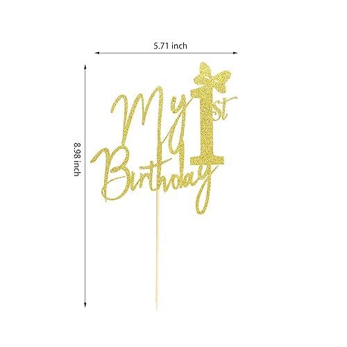 Miniatura 2 de Decoración para pastel de primer cumpleaños, decoración de pastel de Miss Onederful, decoraciones de fiesta de primer cumpleaños para niña,