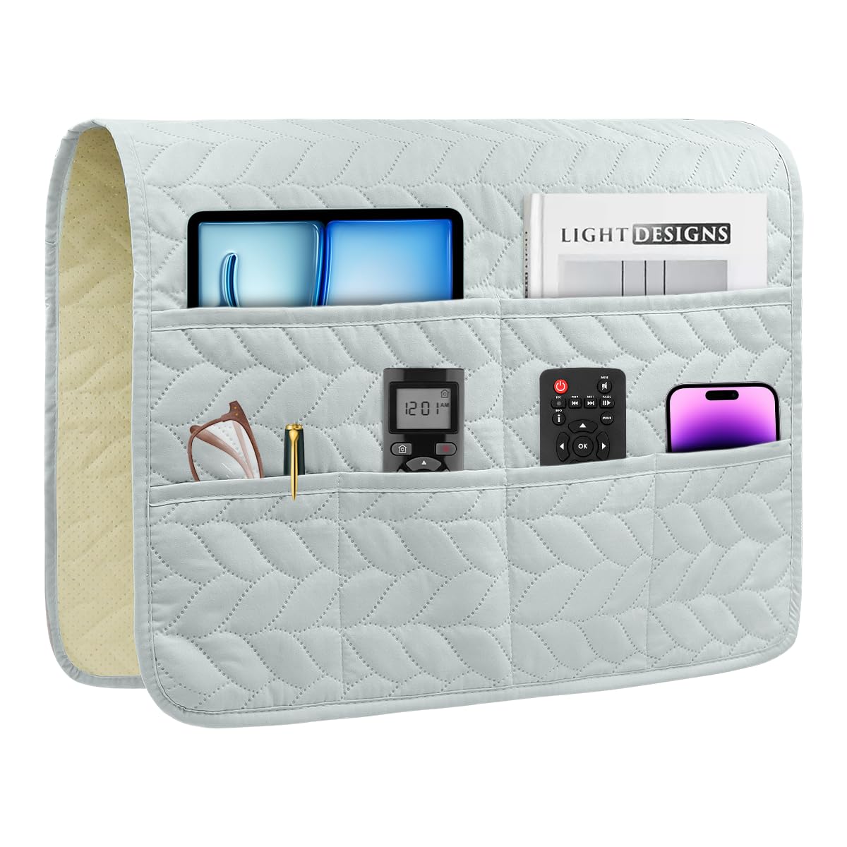 yuuzue Sofa Armrest Organizer Armchair Caddy for Recliner