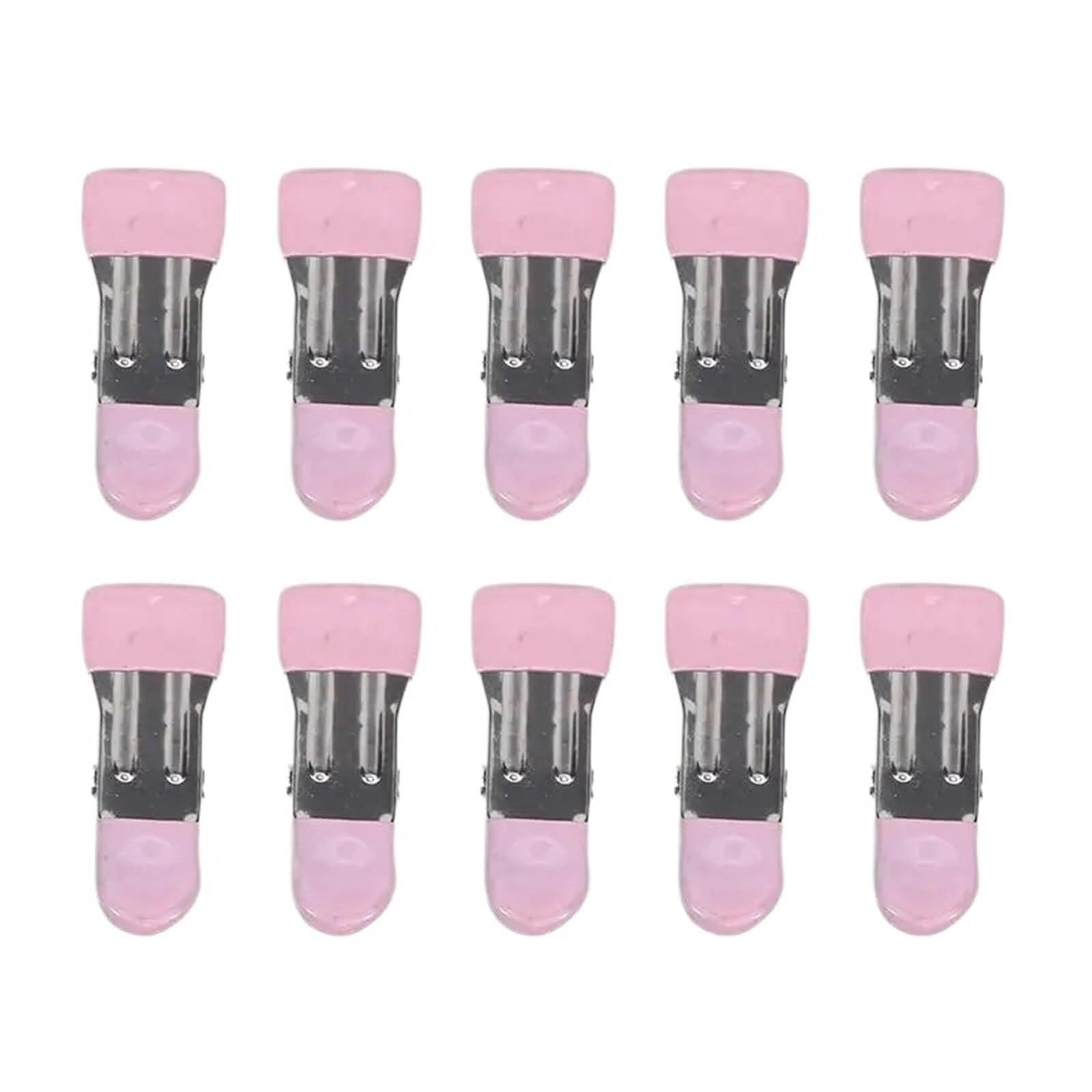 50pcs Stainless Steel Clothespins Laundry Clothes Pegs With Hook Pants Hanger Portable Hanging Clips Closet Organizer Stainless Steel Clothes Peg(Pink)