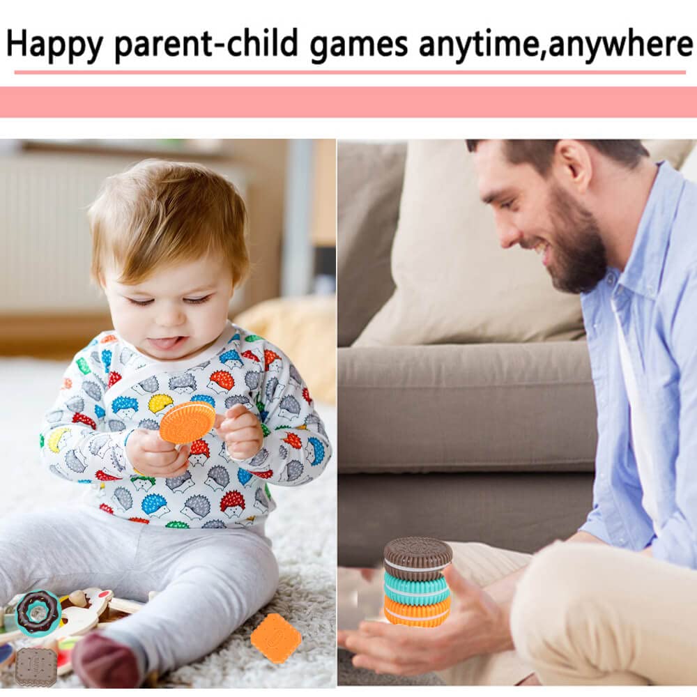 Amazon | マグネット式フィジェットトイ 食品型 プッシュカード フィ