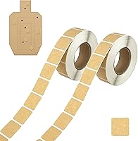 Vista 9 de Target Pasters - Calcomanías autoadhesivas de tiro de 0.87 pulgadas, parches de reparación de objetivos de cartón, ideales para prácticas USPSA/IPSC