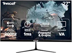 Monitor Gamer TGT Altay TX4 | IPS | 27″ FHD | 200 Hz | 1 ms | FreeSync/G-Sync | Preto | TGT-ATTX4-BL01
