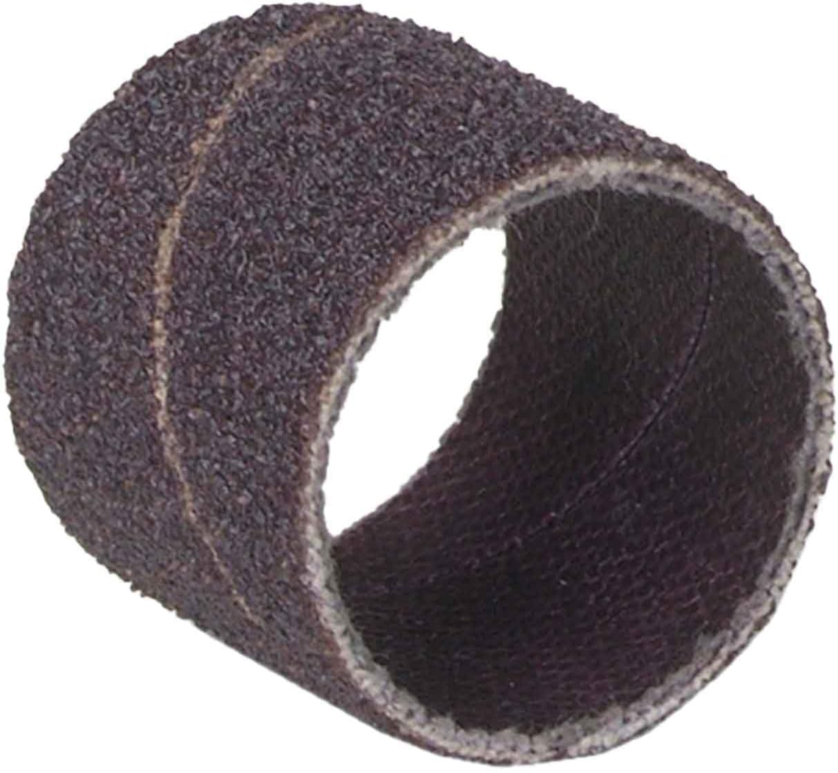 Merit Abrasive Spiral Band, Resin Bond, Aluminum Oxide, 1" Inside Diameter x 1/2" Width, Grit 60 (Pack of 100)