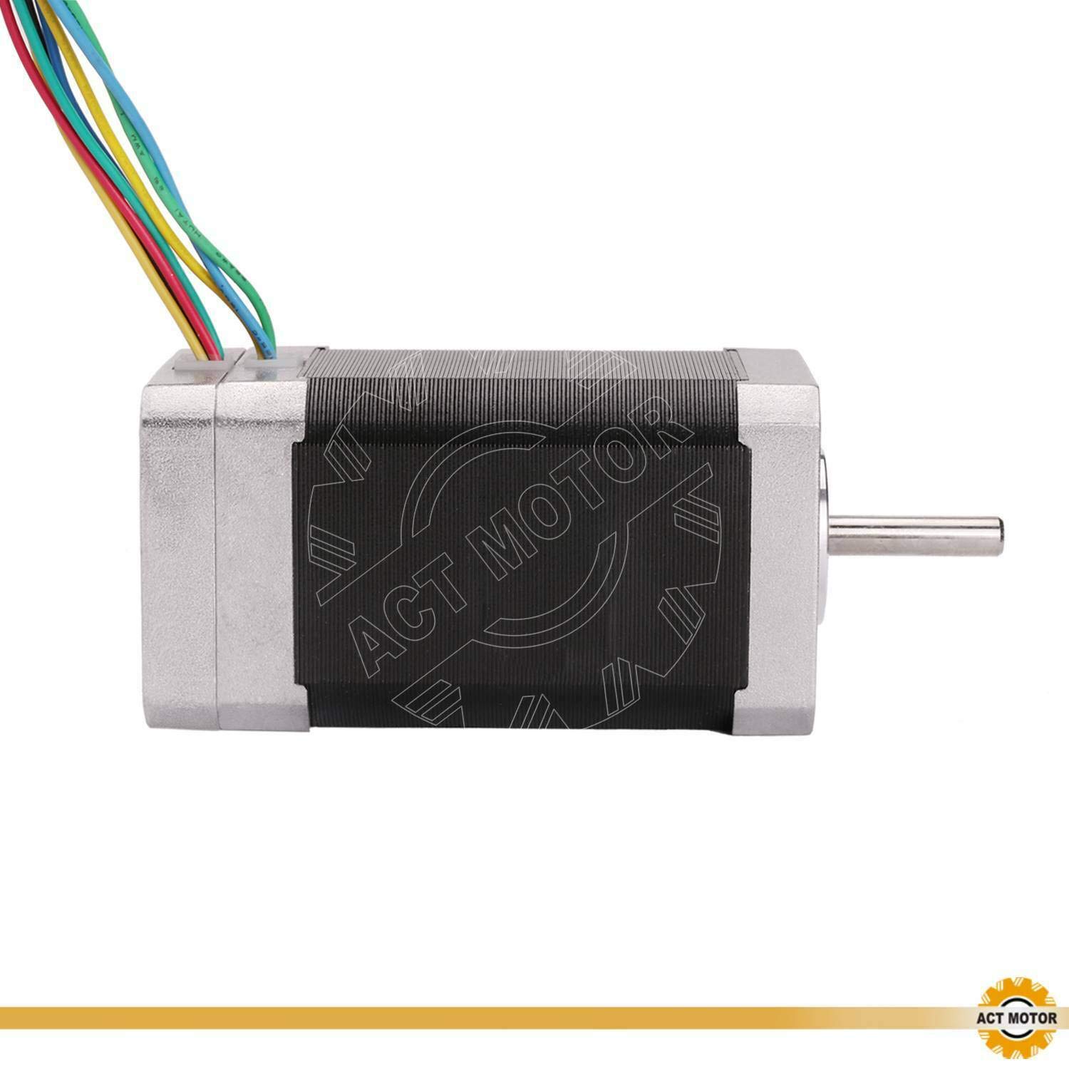 GmbH Nema17 1PC BLDC-Motor 42BLF03 79mm 24VDC 4000RPM 5.7A 78W Ø 5mm CNC OEM