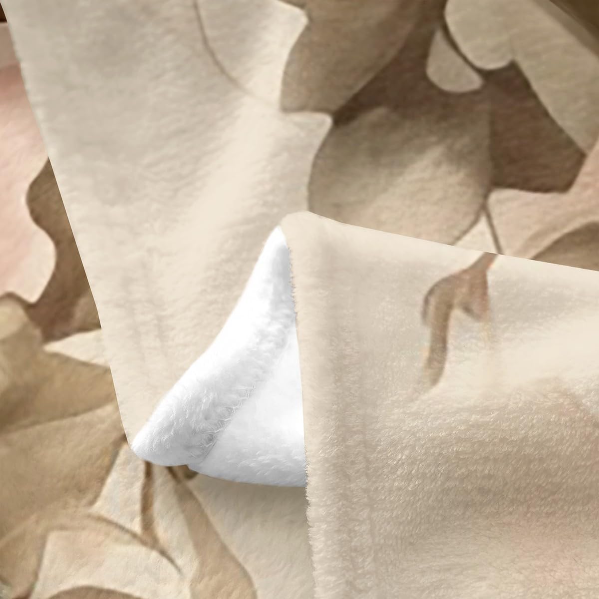 Beauty Girl Fleece Blanket,Vintage European Style Floral Ballet Girl Bed Blanket for Kids Teens,Pink Roses Blooming Flowers Retro Flannel Blanket for Room Decor,Queen 90"x90"