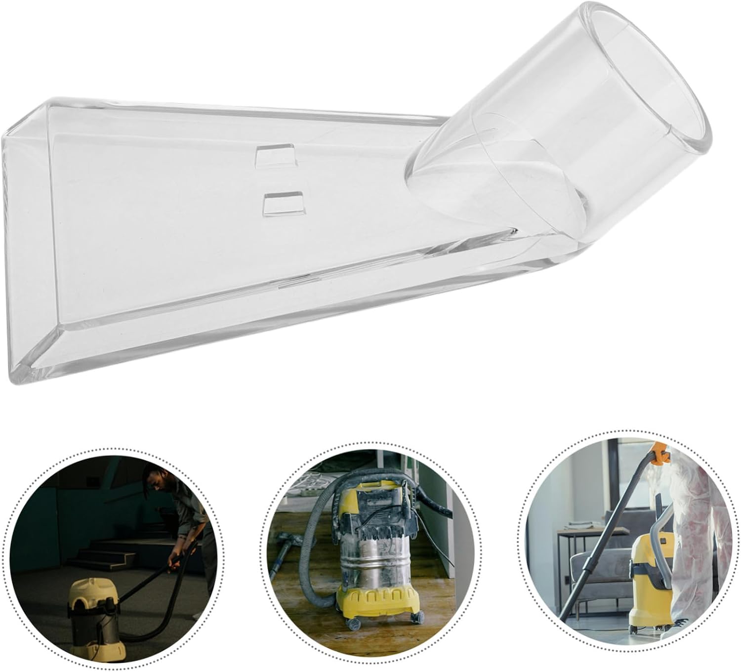 Acrylic Carpet Extractor Attachment for Auto Detailing Vacuum Head