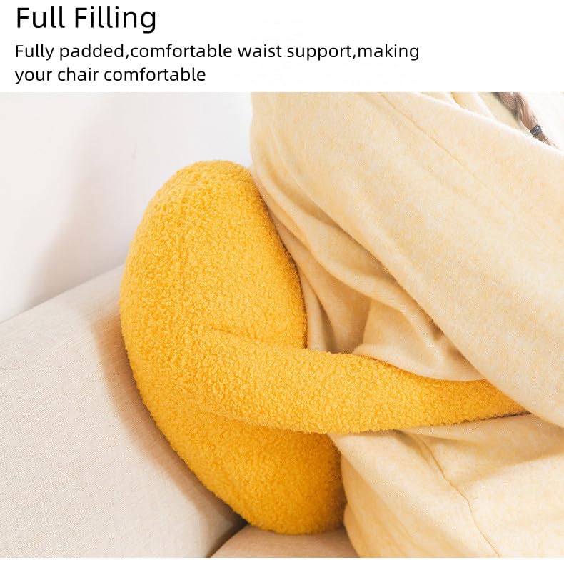 Almohada Con Forma De Diente De Peluche | Cojín Divertido Para Cama, Sofá Y Oficina | Material Suave Y Abrazable | Decoración Original