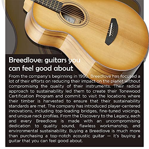 Breedlove Organic Artista Concertina CE AcousticElectric Guitar