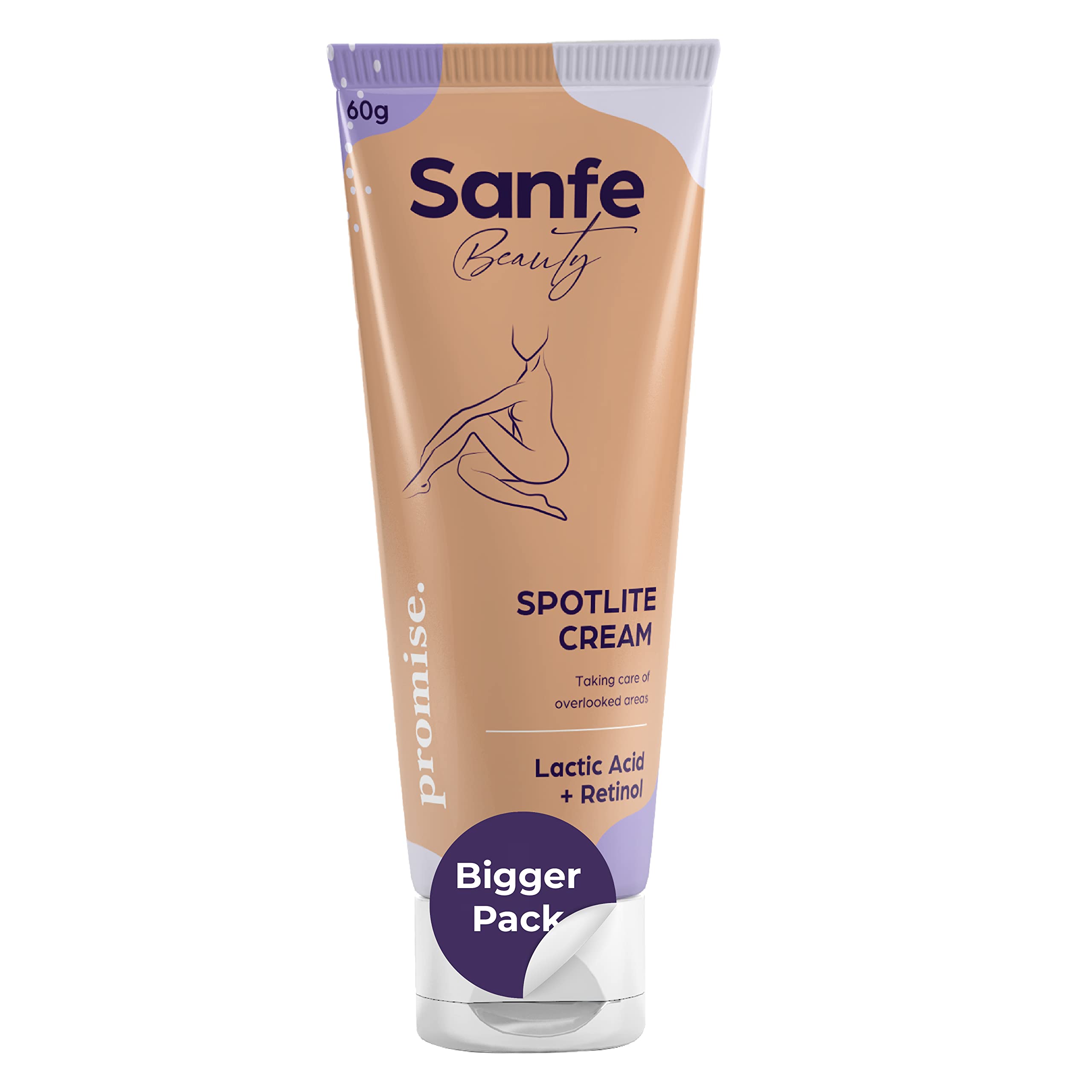 Buy Sanfe Spotlite Body Cream For Dark Neck, Joints and Skinfolds