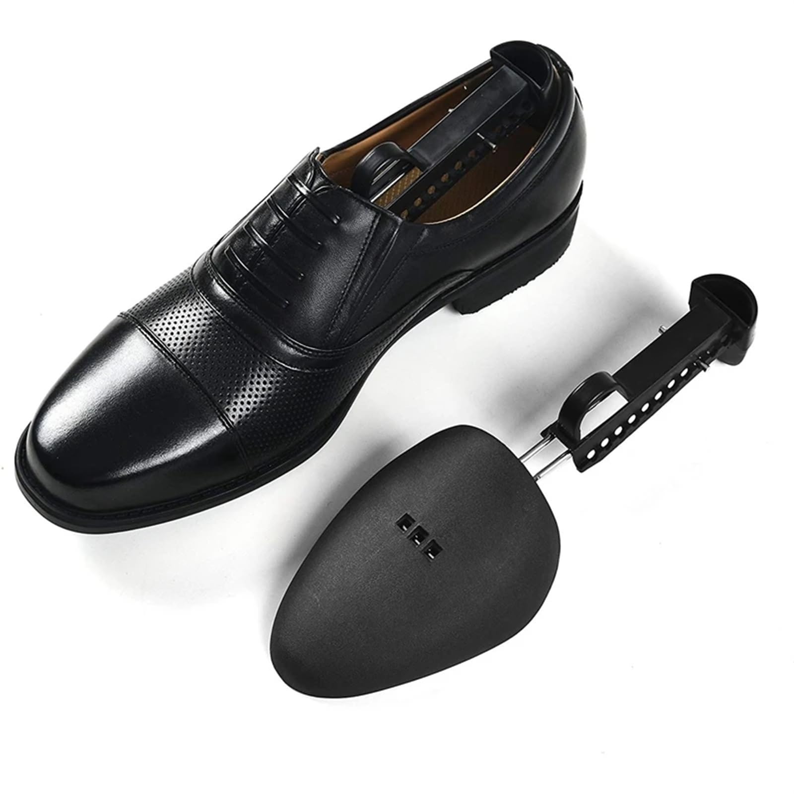 Forma Scarpe Uomo Tendiscarpe in plastica da 10 paia Pratico tendiscarpe for stivali Nero.