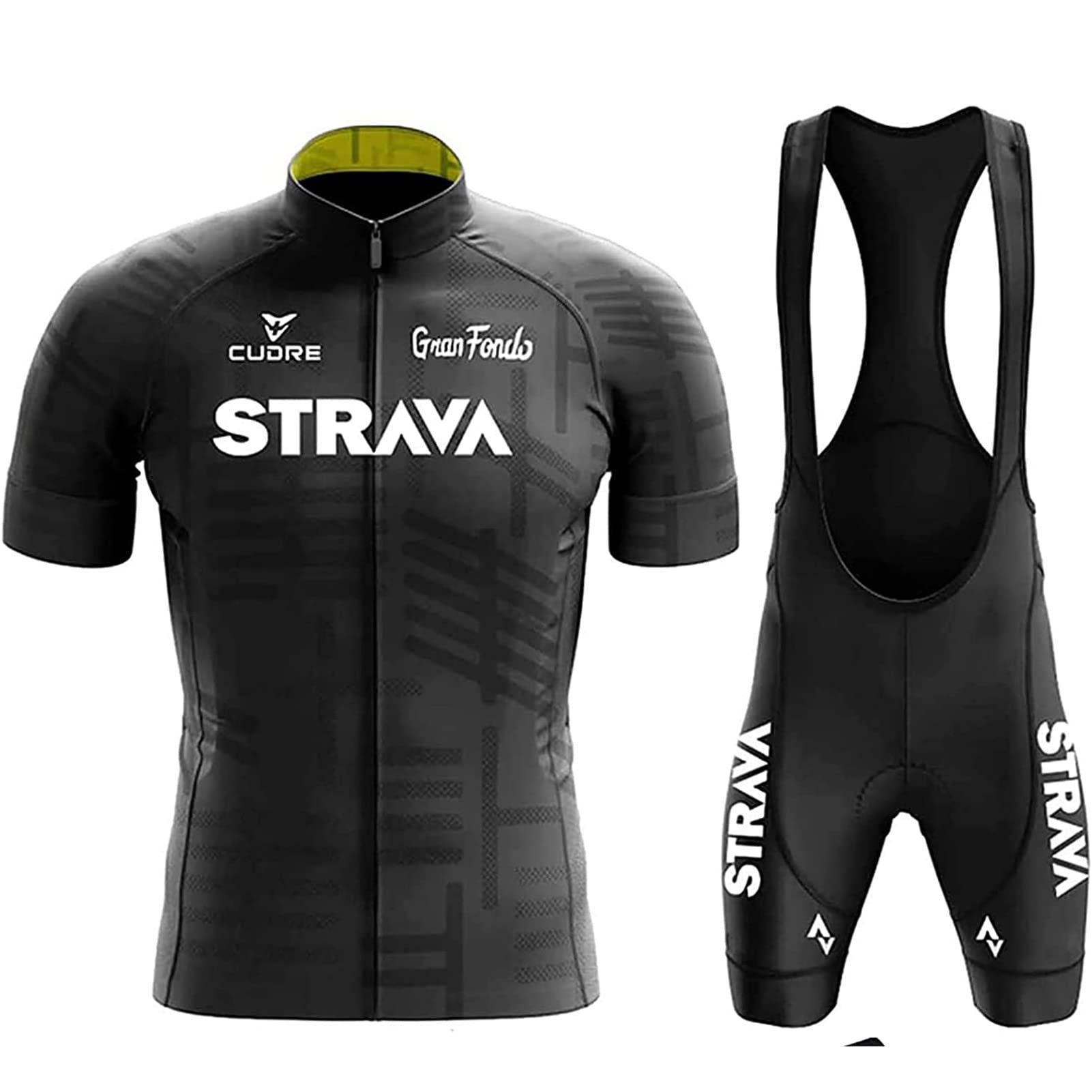 Tuta da Bicicletta MTB Estiva da Uomo, Abbigliamento Ciclismo, Completo Ciclismo Uomo, Set di Maglie da Ciclismo Primaverili ed Estive, Pantaloni da Ciclismo con Cuscini Imbottiti 9D