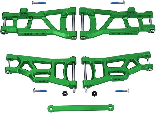 Hobbypark - Brazos de suspensión de aluminio, delantero y trasero, con barra de acoplamiento de repuesto de 2555 3631, para Traxxas Slash 2WD 110