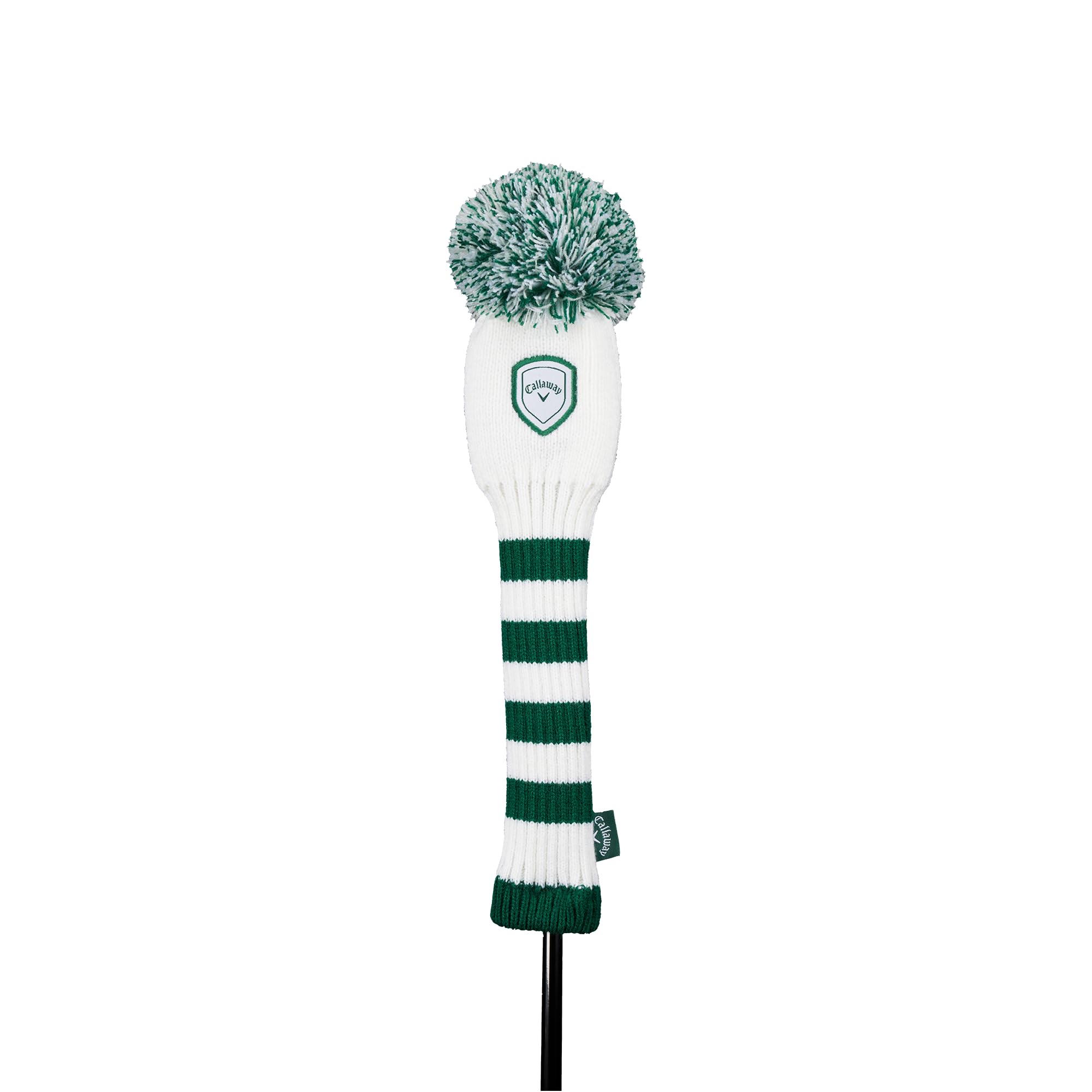 Callaway Golf Pom Pom Headcovers 2025, Hybrid, White/Green