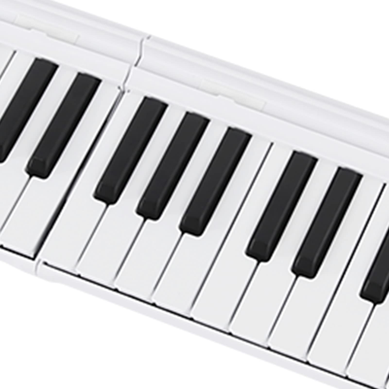 Teclado de piano, Piano eléctrico plegable multifuncional con 88 teclas y batería incorporada para amantes del piano para principiantes