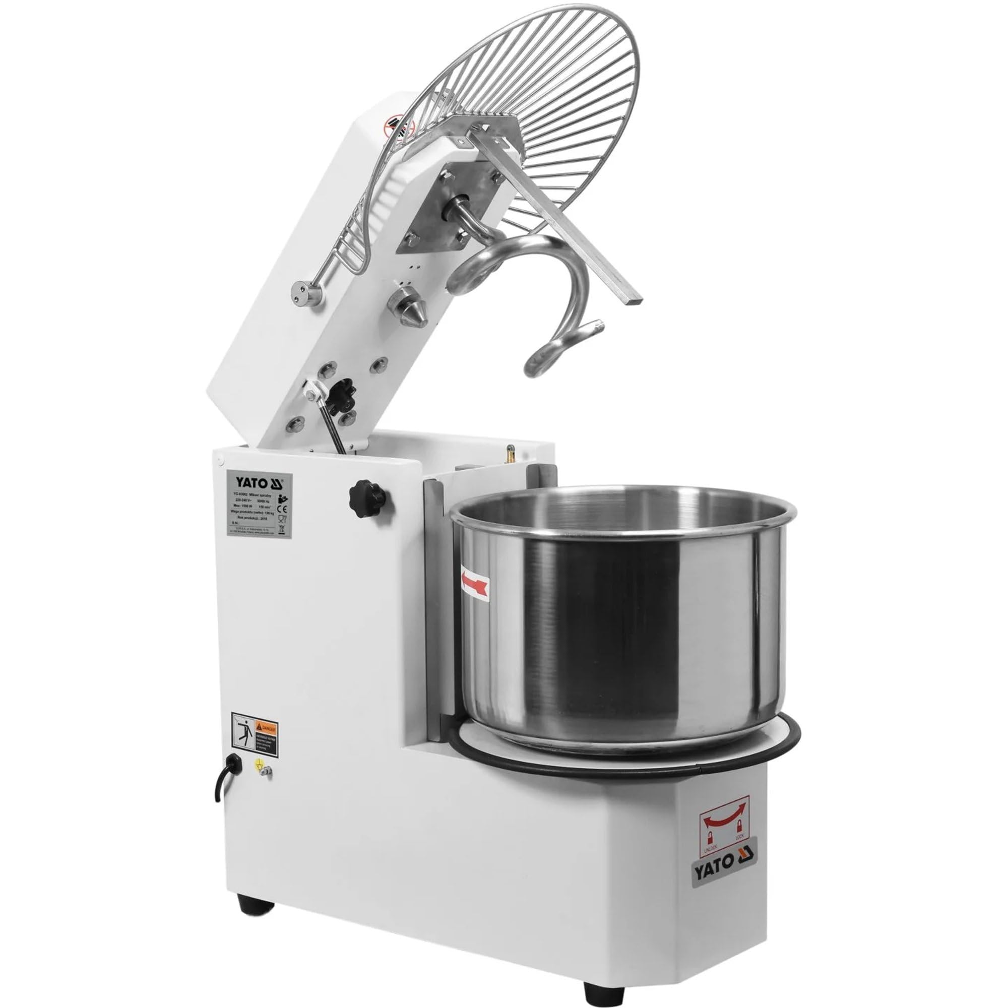 Robot da cucina professionale Yato, 1500 W, grigio