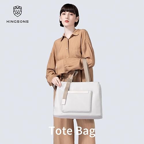 Vista 7 de Kingsons Mochila negra delgada de viaje de negocios, bolsa de nailon impermeable para trabajo, viajes, rojo y caqui