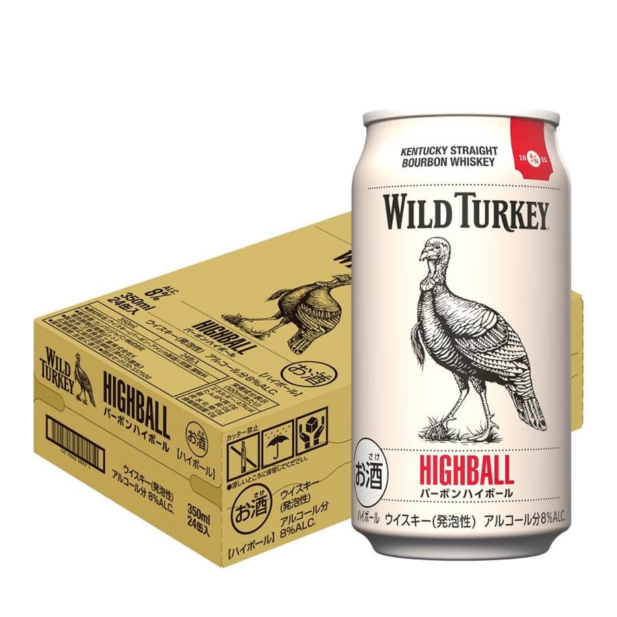 ワイルドターキー ハイボール缶【24本×2】 Amazon.co.jp: WILDTURKEY（ワイルドターキー） バーボンハイボール