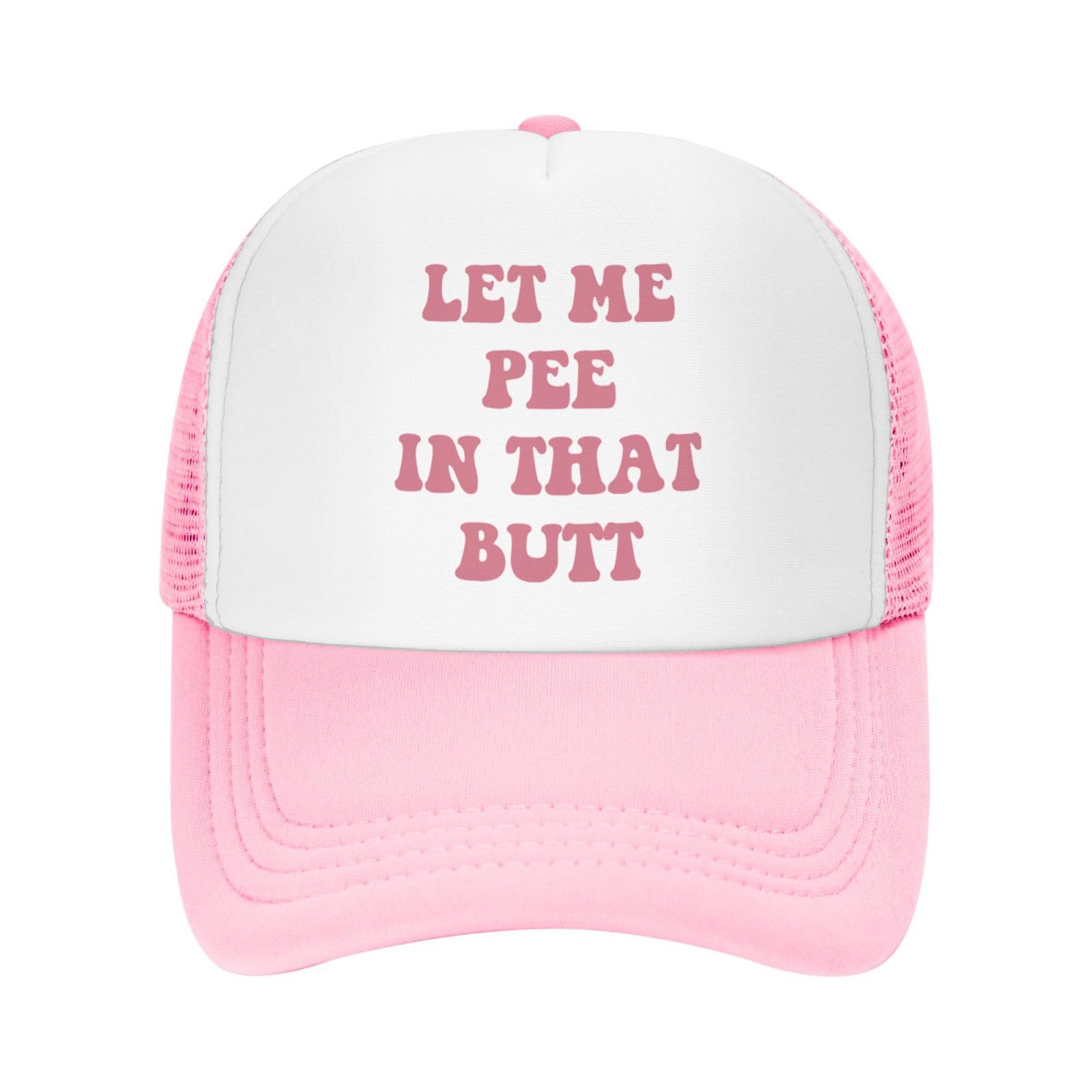 Put It On My Boyfriends Tab Trucker Hats for Women Pink Men Humor Gift Pink Hats for Men