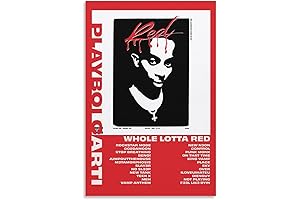 Hip-hop Superhero: WLR Playboi Carti Album Cover Canvas Poster
