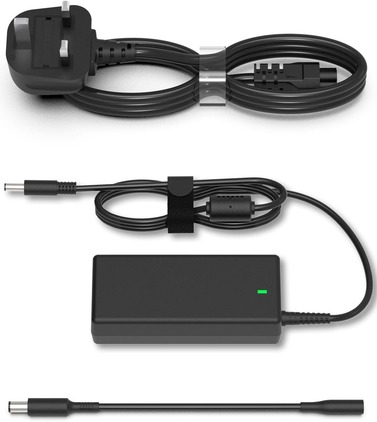 65W Laptop Charger AC Adapter Compatible with Dell Inspiron 11-3000 13-5000 13-7000 15-3000 15-5000 Dell Latitude 3520 E5470 3410 Power Supply Cord UK Plug（4.5 * 3.0mm and 7.4 * 5.0mm) C0014