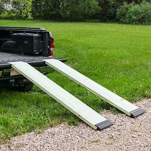 Bisupply Aluminum Ramp Kit – 12In Truck Ramp Brackets And Rubber Feet, Tailgate Ramp Kit Ramp Plate Kit #TOP3