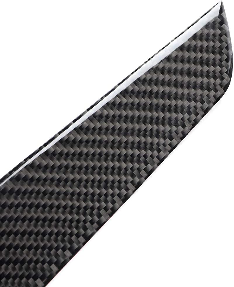 for Mercedes-Benz C-Class W204 2007-2013 Real Soft Carbon Fiber Door Inner Decoration Panel Frame Cap Strip Cover Trim Sticker Car Interior Accessories (A)