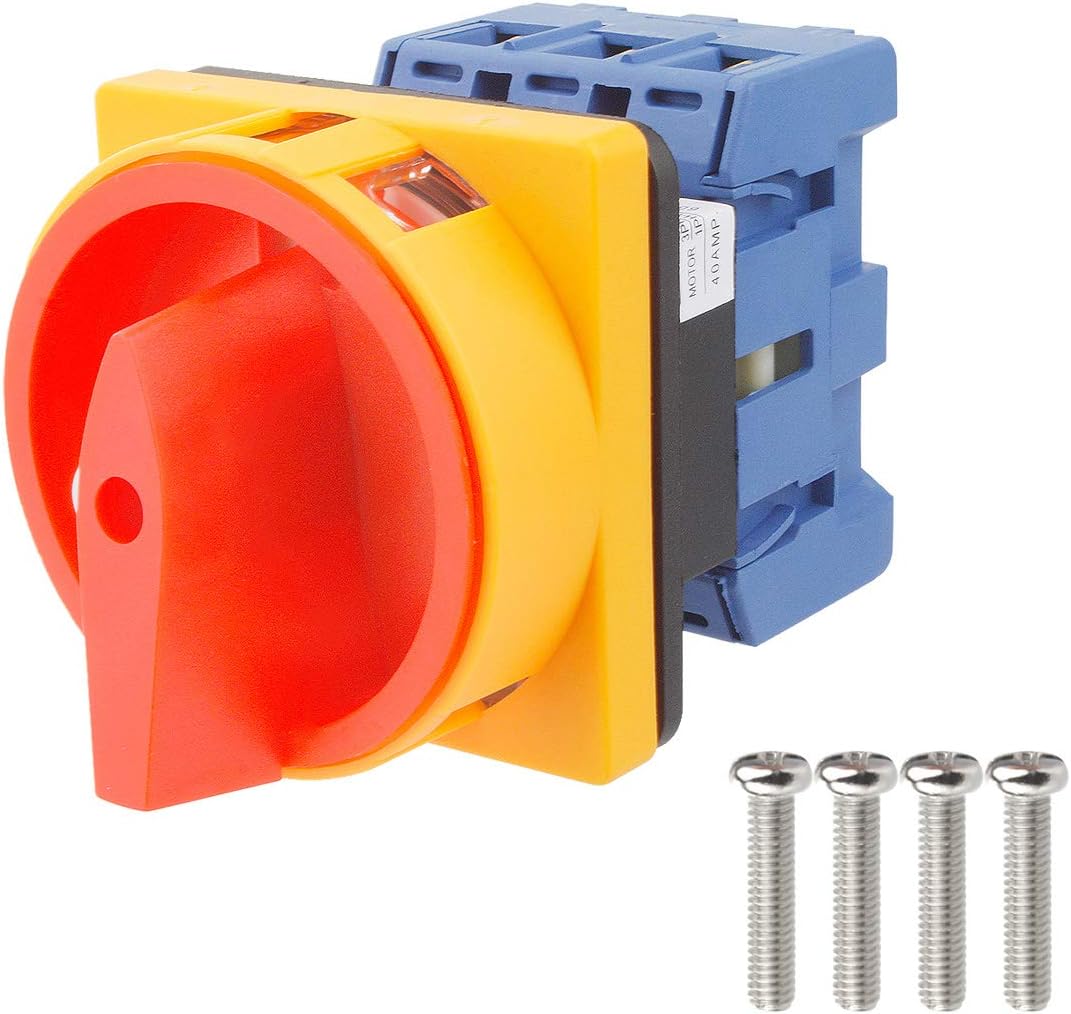 Universal Switch 2 Position 3 Phase Panel Rotary Selector Changeover Switch GLD11 40A AC 690V 40A