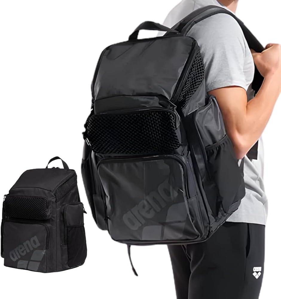 Amazon.co.jp: [ARENA] アリーナ スイムバッグ 撥水 バックパック 45L