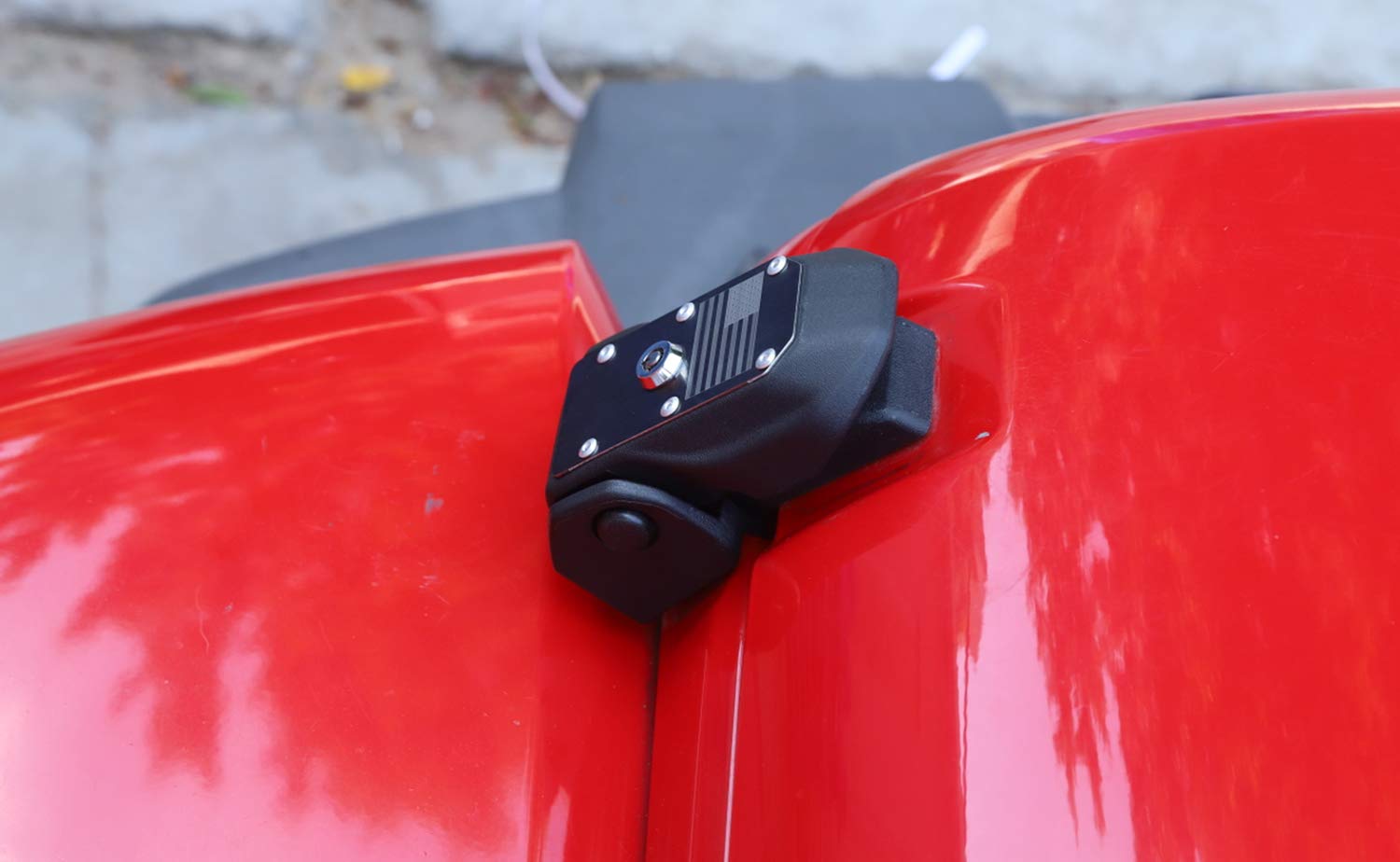 JUNLELI Front Engine Hood Latch Lock Catches with Key for Jeep Wrangler JK JKU 2007-2017 2/4-Doors ABS Iron Black Car Exterior Accessories