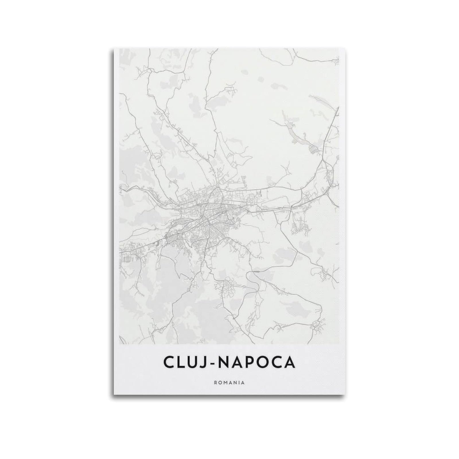 xiaoxiaoshen Cluj6 Canvas Poster Wall Art Prints Room Aesthetic Murals Bedroom And Living Decorations 24x36inch(60x90cm)