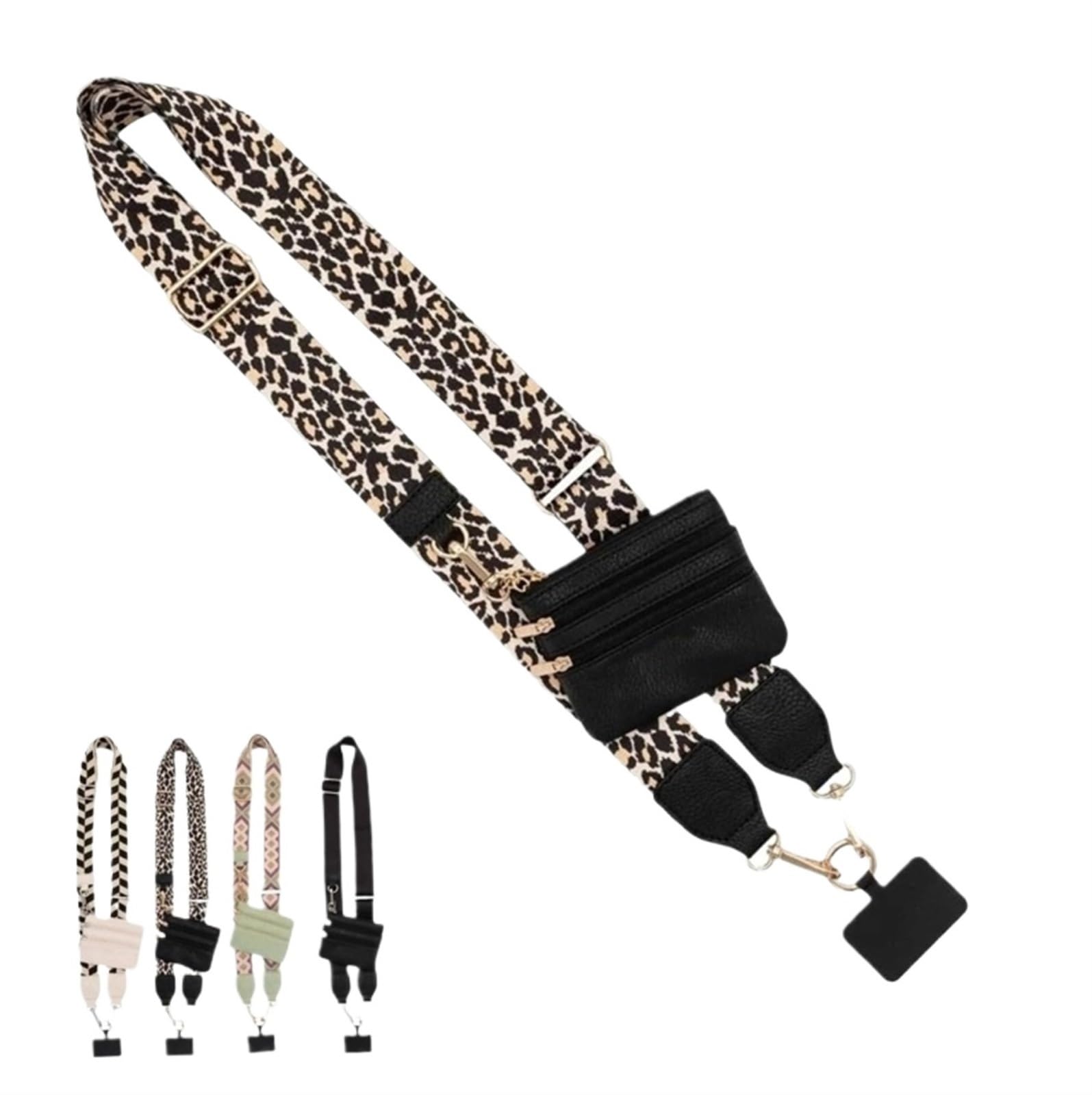 Amazon.com: 2024 Phone Strap with Zippered Pouch Clip and Go