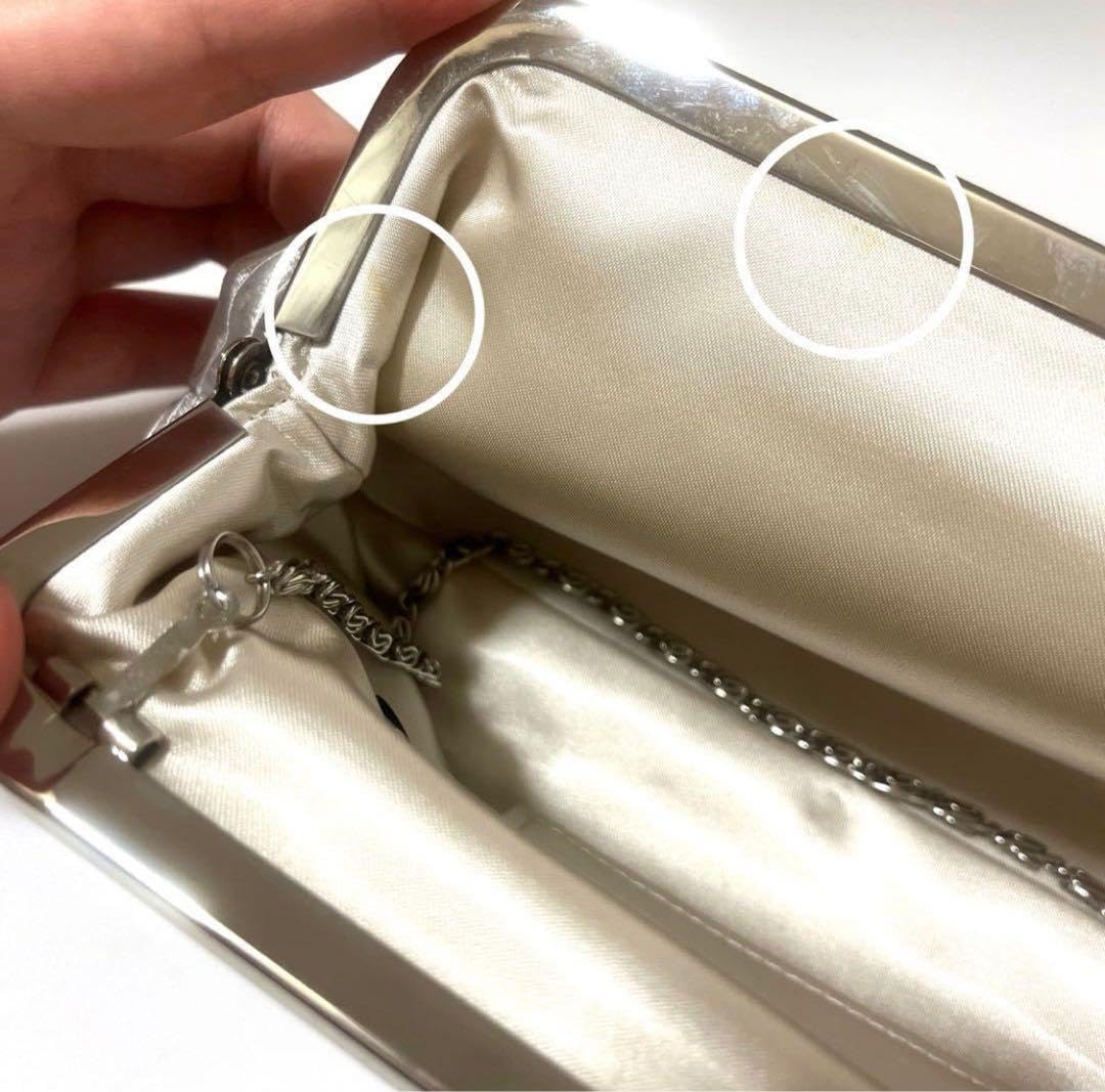 Amazon.co.jp: TOKYO IGIN イギン クラッチ パーティ バッグ シルバー