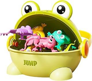 Juguete de Rana Salto en Prensa de Dedos - Colores Variados de Juguete de Sapo de Toad -prensado de los Dedos - Rellers de Bolsas de golos