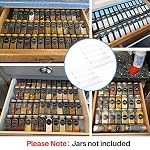 MIUKAA Clear Spice Drawer Organizer, 4 Tier - 2 Set Acrylic Seasoning Rack - Image 3