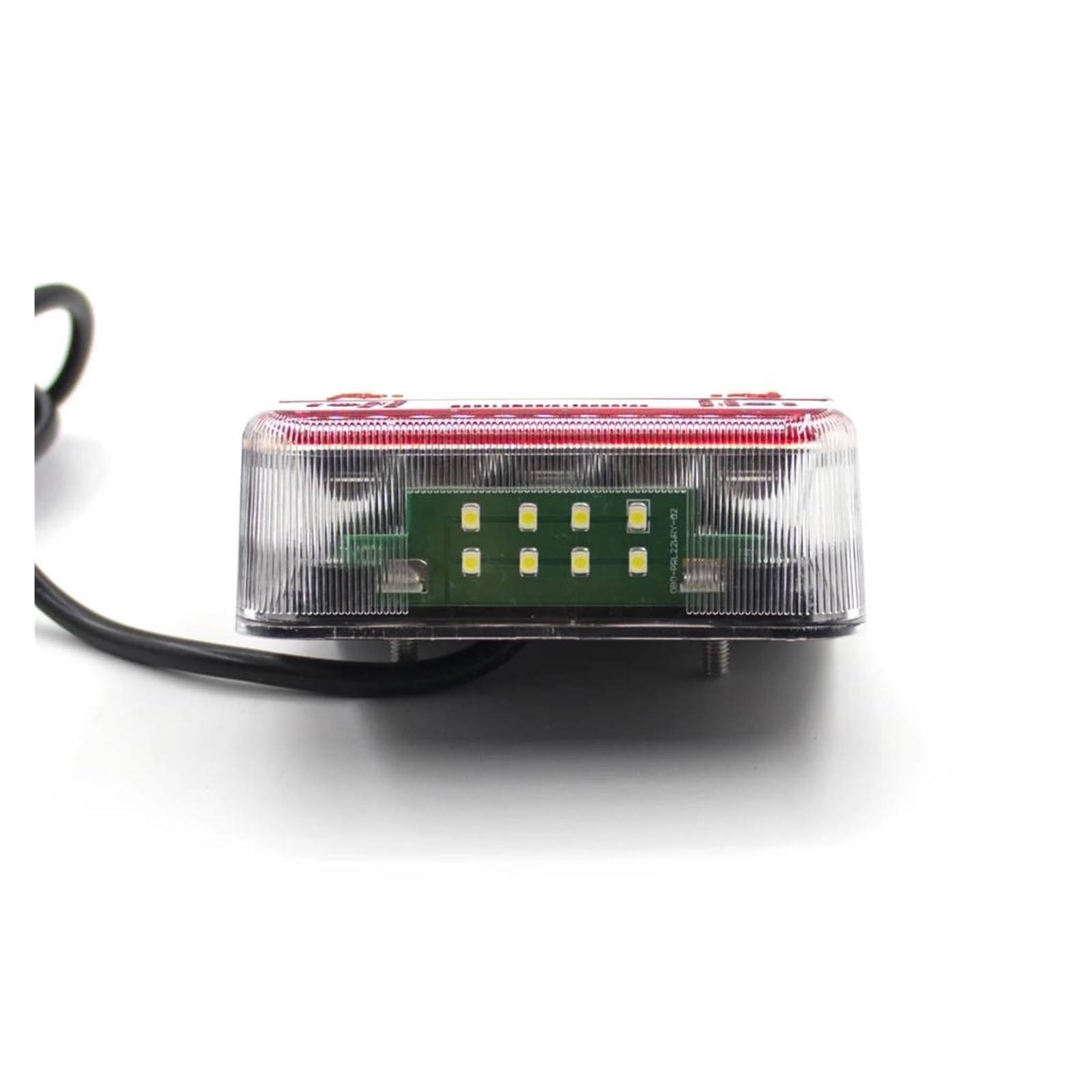 Luz Matrícula 2 luces LED traseras 12 V y 24 V con 7 pines para camión luz matrícula luz freno advertencia luz señal remolques caravanas vehículos terreno. Luz Indicadora Freno
