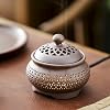 Electronic Aromatherapy Furnace, Incense Dao Incense Burner, Timing Thermostat Heating Electric Incense Burner, Essential Oil Small Incense Burner, Ceramic Craft, A