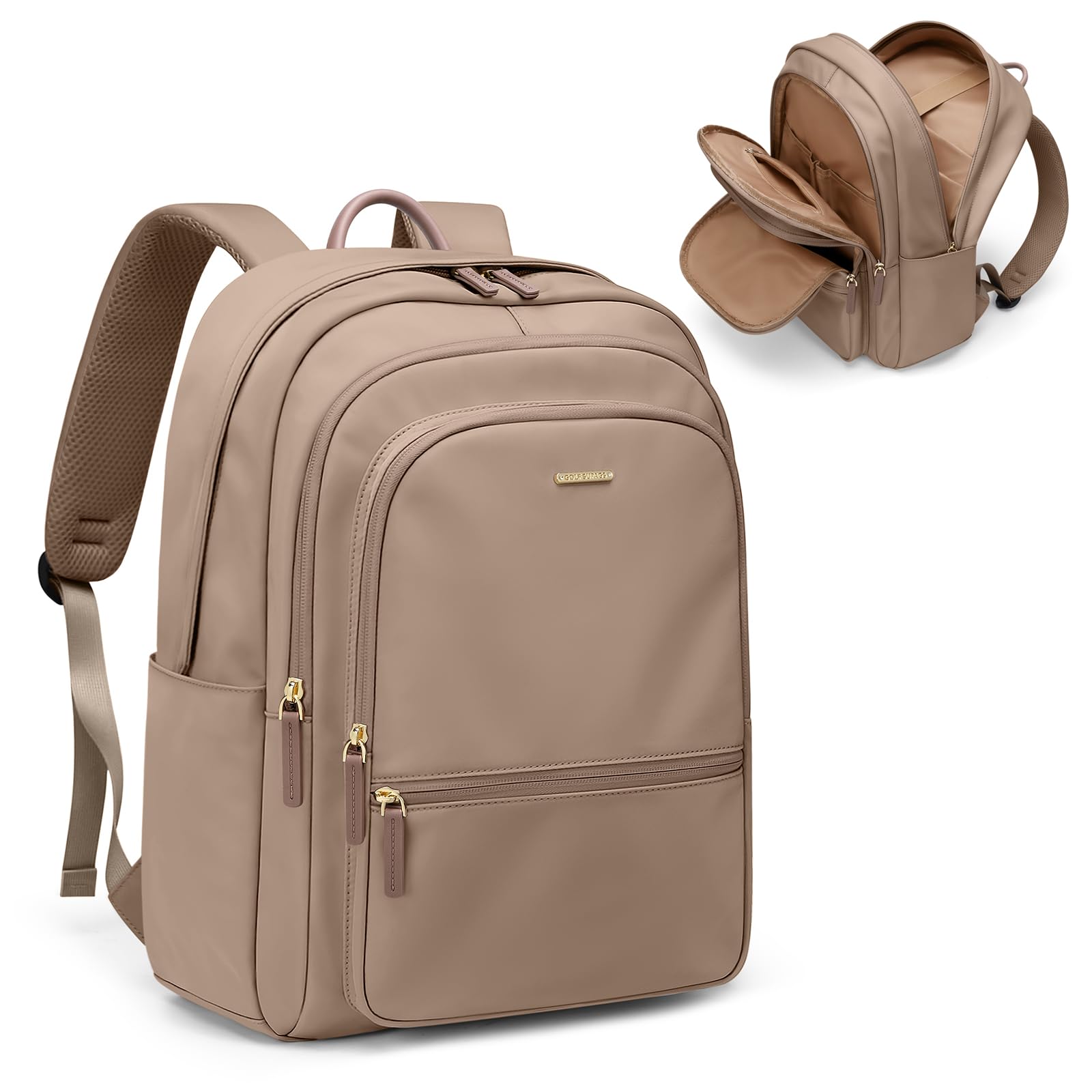 GOLF SUPAGS Grande Capacità Zaino per PC Portatile da 15.6 Pollici, Zaino da Viaggio Multifunzionale da Donna, Zaino per Lavoro Scuola