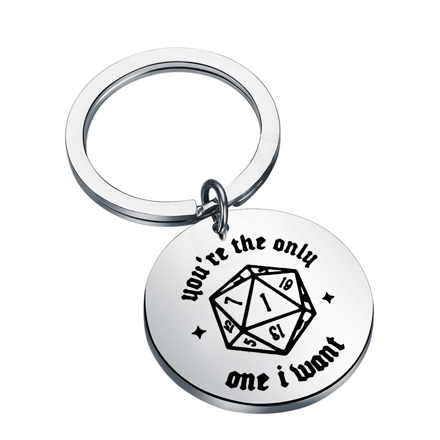 TIIMG Dice Gift D20 Dice Gift Throwing Figures Dice DND Dungeon Master Gift Gamer Dice Gift Game Players Gift (the only one)