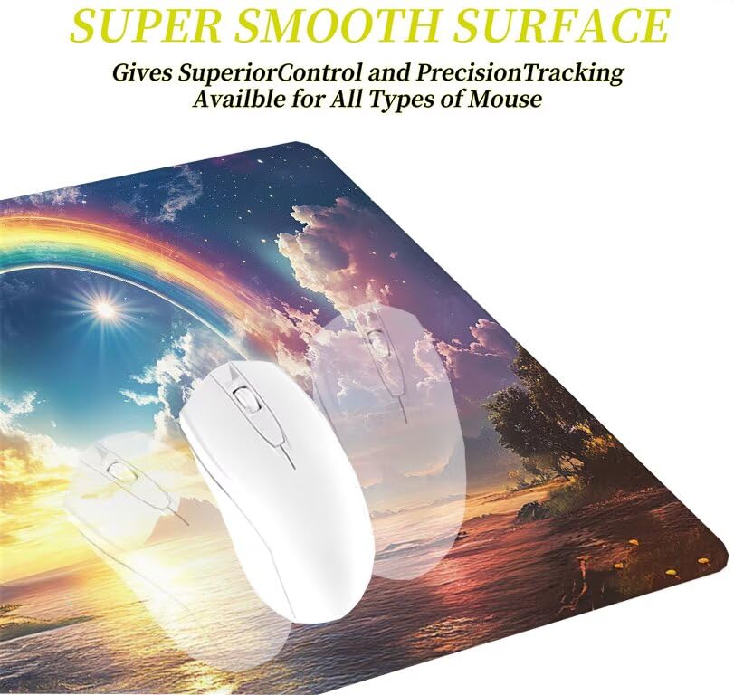 Tapis souris gamer imperméable et lavable grand format de 70cm