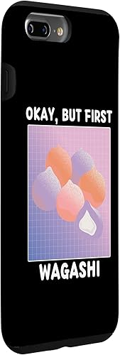 Miniatura 21 de iPhone 14 Pro Cute Kawaii Wagashi Okay, But First Wagashi Japanese Style Case