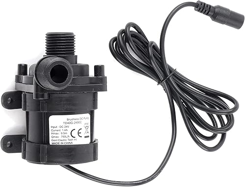Gear DC24V 800LH Herramienta de bombeo de agua ultra silenciosa sin escobillas Mini para fuentes, estanques, acuarios