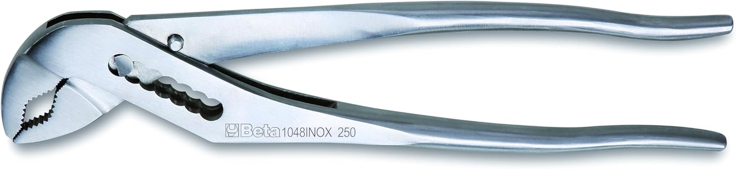 Beta 1048INOX Stainless Steel Slip Joint Pliers, 250mm OAL