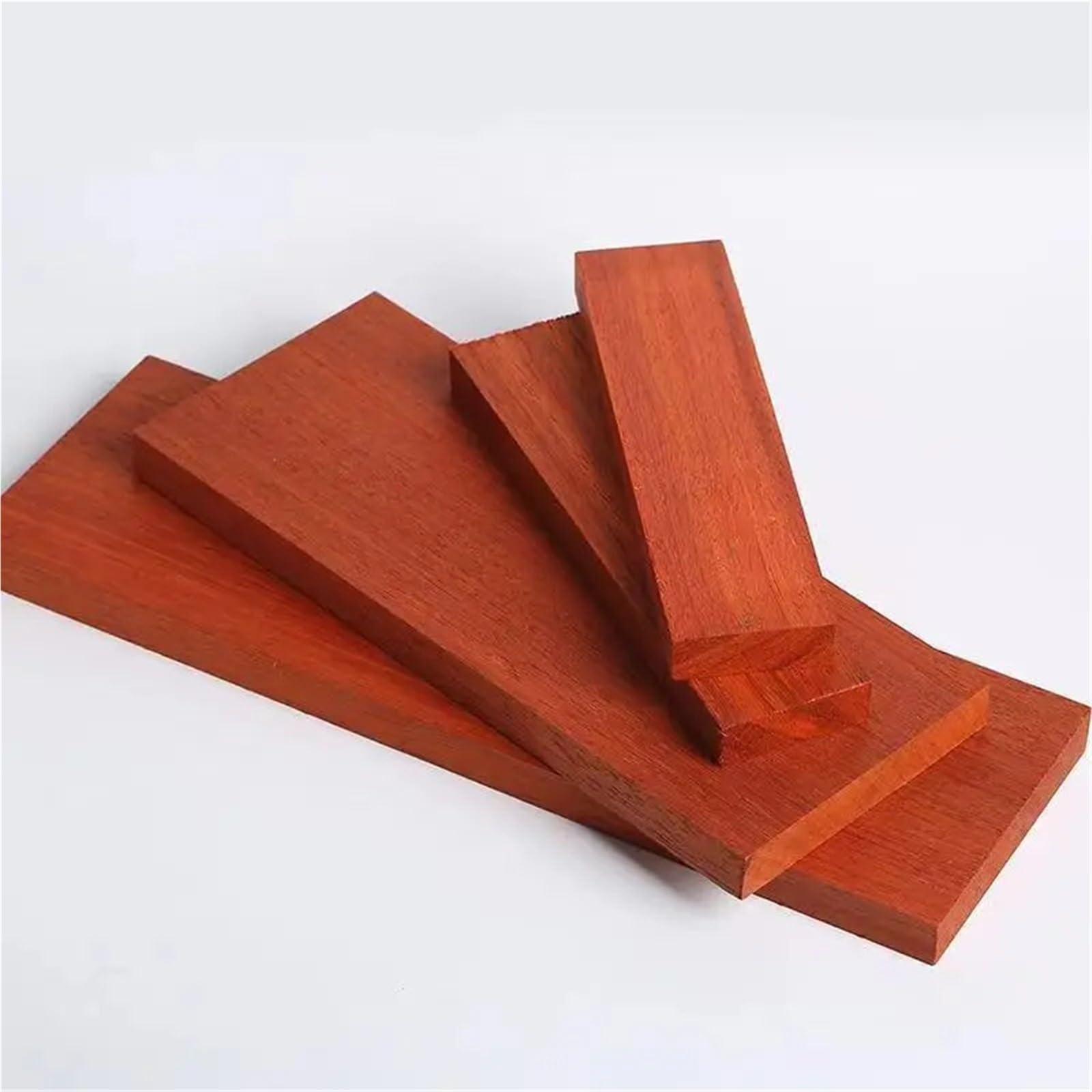 Palos Madera Manualidades Tiras largas de Palisandro Rojo, Madera Dura, Tiras cuadradas, modelismo Artesanal, Tallado(40x4x4cm)
